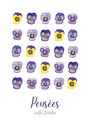 Affiche A3 "Pensées "