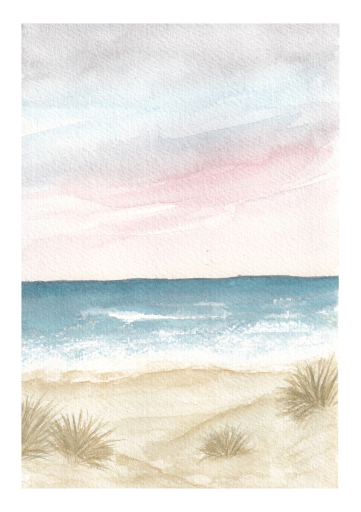  Affiche A5 "Plage"