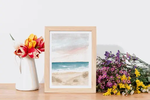  Affiche A5 "Plage"